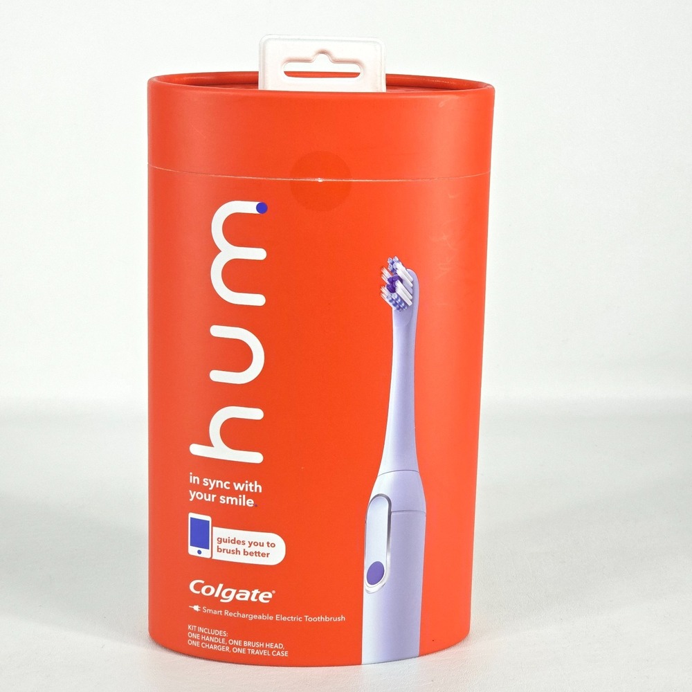 Colgate HUM Smart Electric Toothbrush Blue Rechargeable Bluetooth New & Sealed